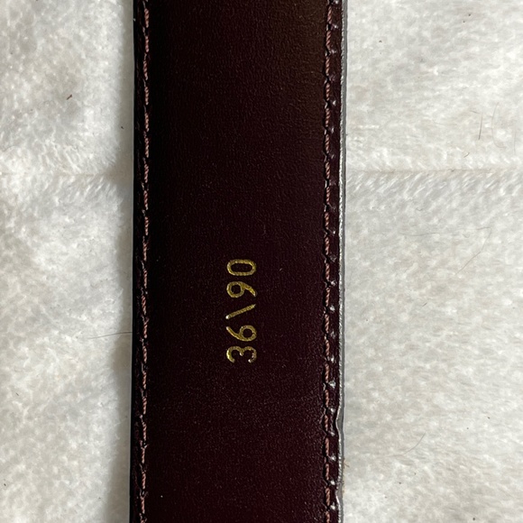 Men’s Brown Belt Snake Grain Split Cowhide 36 - Picture 6 of 7